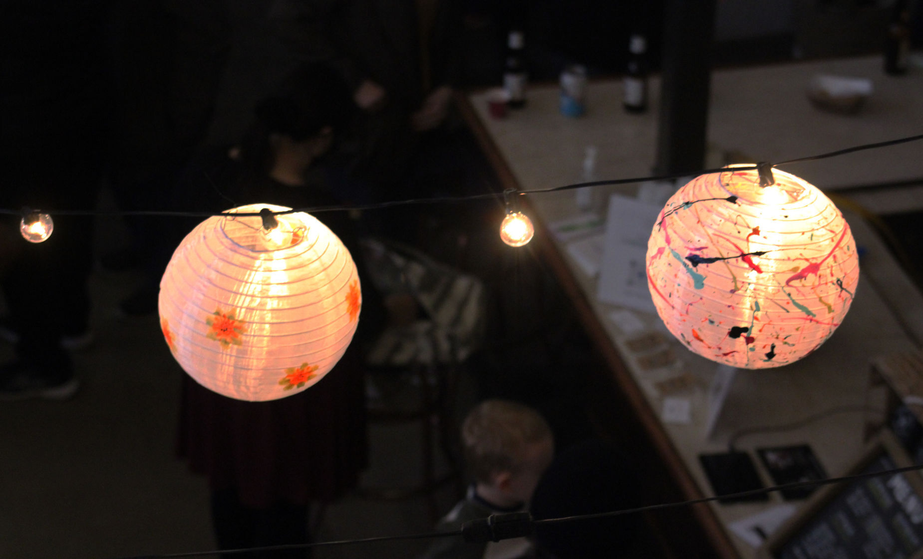 Community-made lanterns